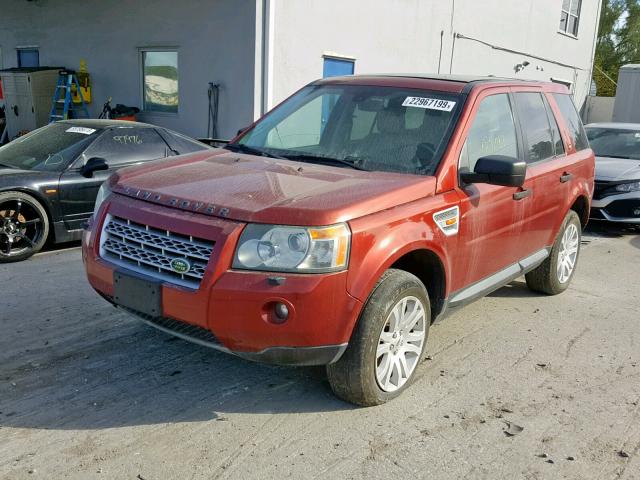 SALFP24N48H002167 - 2008 LAND ROVER LR2 SE RED photo 2