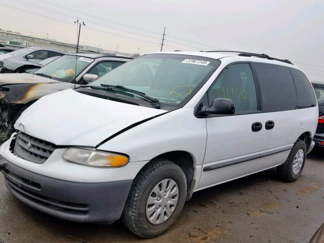 2C4GJ2534YR809934 - 2000 CHRYSLER VOYAGER WHITE photo 2