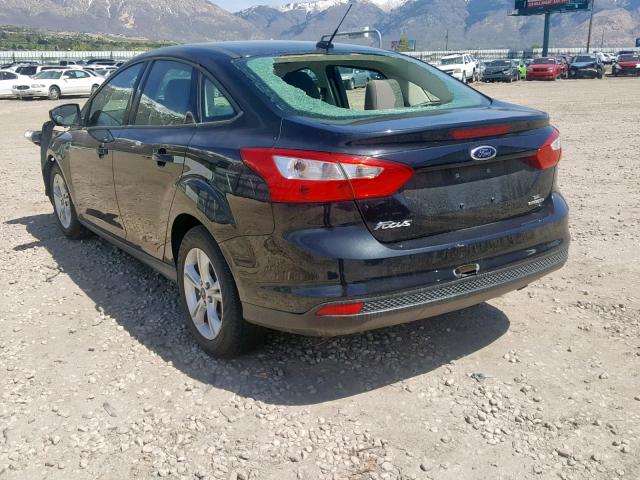 1FADP3F27DL198545 - 2013 FORD FOCUS SE 黑色 照片 3