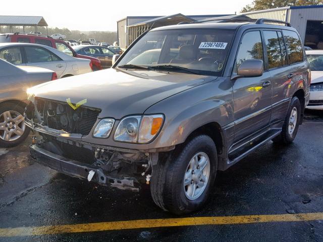 JT6HT00W1X0059574 - 1999 LEXUS LX 470 GRAY photo 2