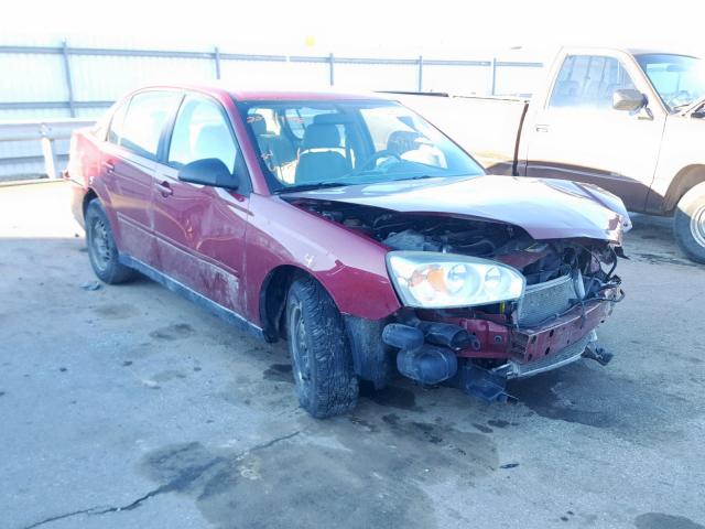 1G1ZS58F67F199109 - 2007 CHEVROLET MALIBU LS მუქწითელი ფოტო 1