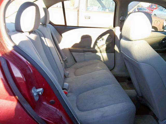 1G1ZS58F67F199109 - 2007 CHEVROLET MALIBU LS მუქწითელი ფოტო 6