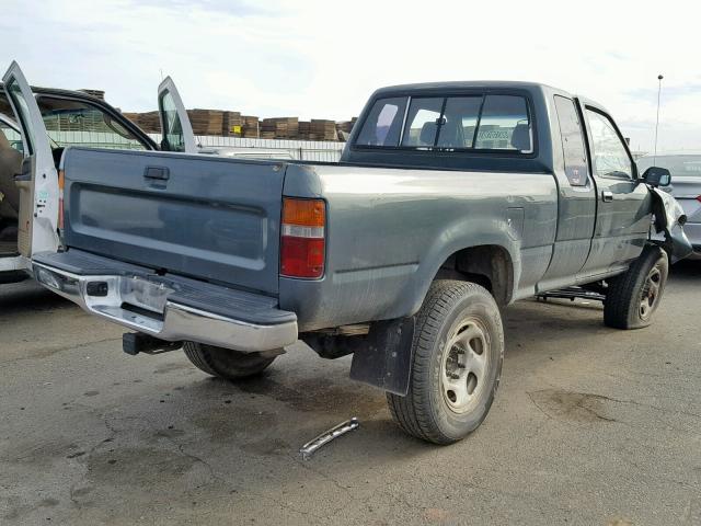 4TAVN13D3PZ143697 - 1993 TOYOTA PICKUP 1/2 GREEN photo 4