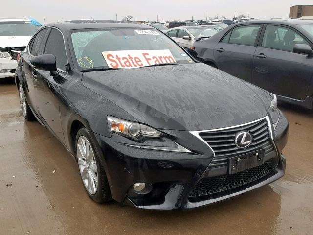 JTHBF1D28E5038948 - 2014 LEXUS IS 250 BLACK photo 1