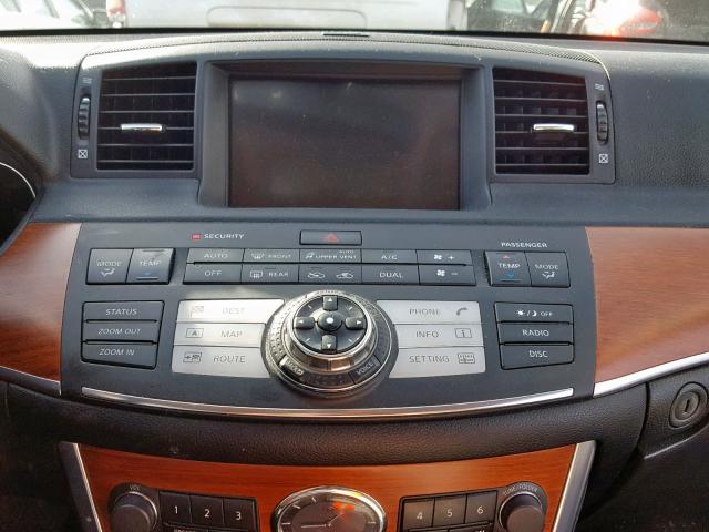 JNKAY01E87M311488 - 2007 INFINITI M35 BASE BLACK photo 9