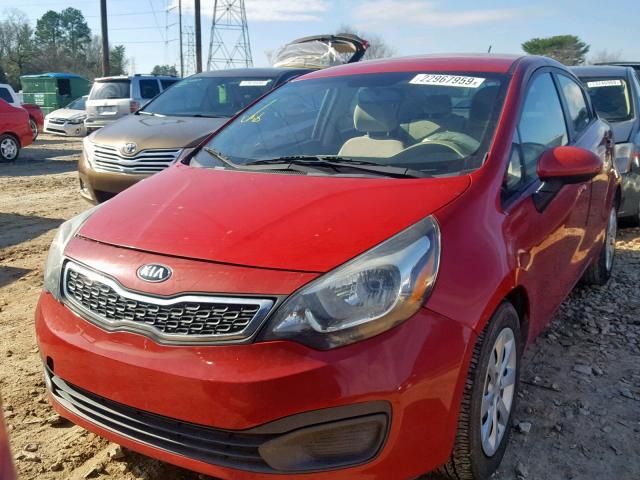 KNADM4A30D6139051 - 2013 KIA RIO LX 红色 照片 2