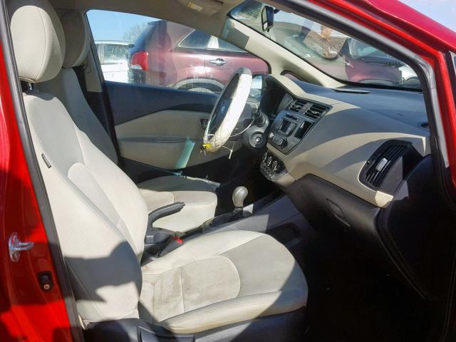 KNADM4A30D6139051 - 2013 KIA RIO LX 红色 照片 5