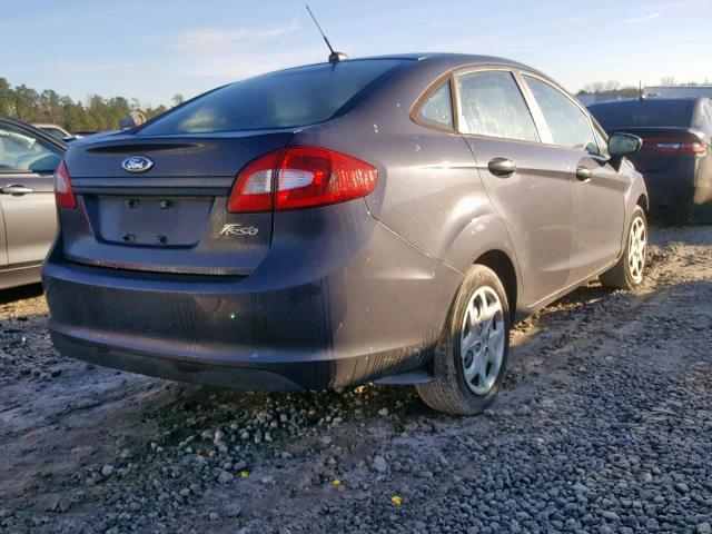 3FADP4AJ6CM110568 - 2012 FORD FIESTA S GRAY photo 4