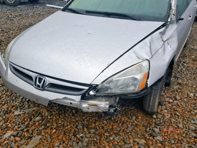 1HGCM56876A120698 - 2006 HONDA ACCORD EX SILVER photo 9