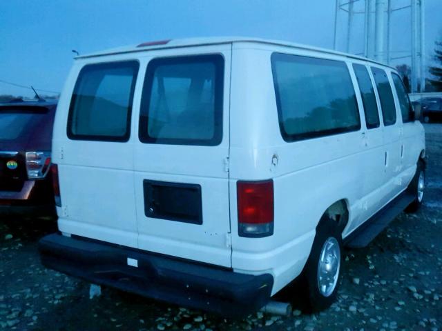 1FMNE1BL4BDA21204 - 2011 FORD ECONOLINE WHITE photo 4