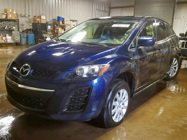 JM3ER2B59B0401962 - 2011 MAZDA CX-7 BLUE photo 2