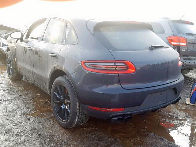 WP1AB2A58FLB53123 - 2015 PORSCHE MACAN S BLACK photo 3