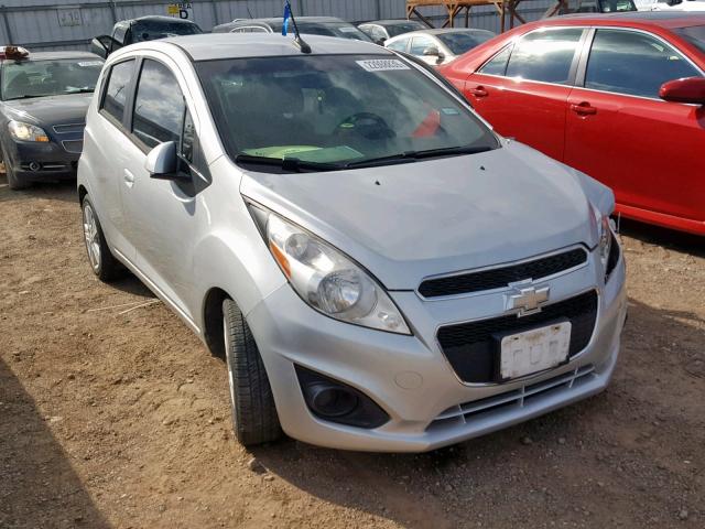 KL8CB6S90EC576501 - 2014 CHEVROLET SPARK LS SILVER photo 1