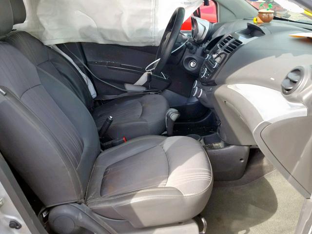 KL8CB6S90EC576501 - 2014 CHEVROLET SPARK LS SILVER photo 5