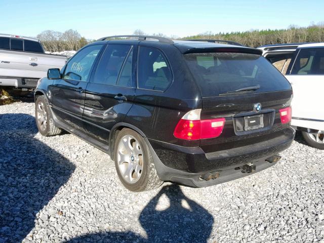 WBAFB33511LH07637 - 2001 BMW X5 4.4I BLACK photo 3