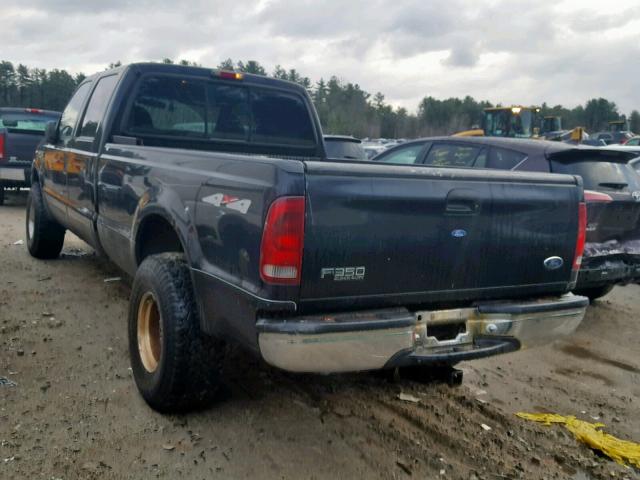 3FTNW21L5YMA24151 - 2000 FORD F-250 BLACK photo 3