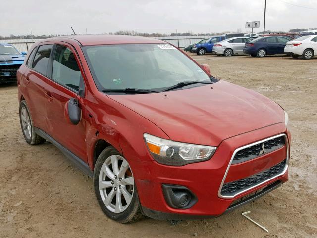 4A4AP3AU9DE013057 - 2013 MITSUBISHI OUTLANDER RED photo 1