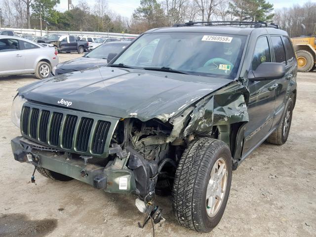 1J8HR48P07C548521 - 2007 JEEP GRAND CHER 绿色 照片 2