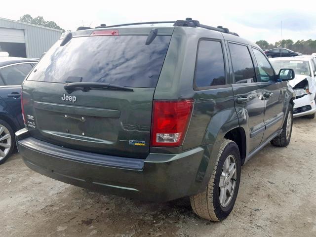 1J8HR48P07C548521 - 2007 JEEP GRAND CHER 绿色 照片 4
