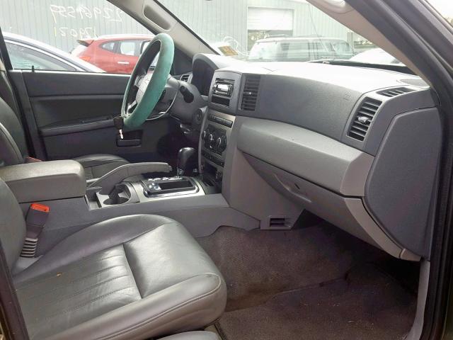 1J8HR48P07C548521 - 2007 JEEP GRAND CHER 绿色 照片 5