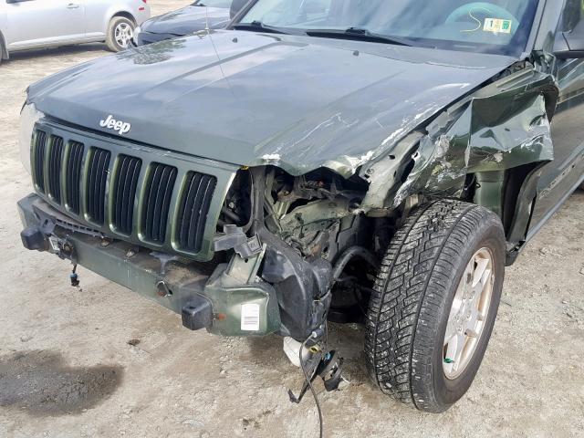 1J8HR48P07C548521 - 2007 JEEP GRAND CHER 绿色 照片 9