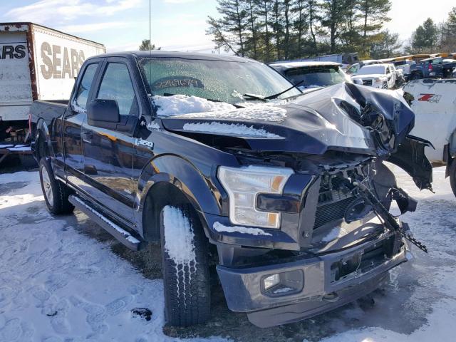 1FTEX1EP8GFC64104 - 2016 FORD F150 SUPER BLACK photo 1