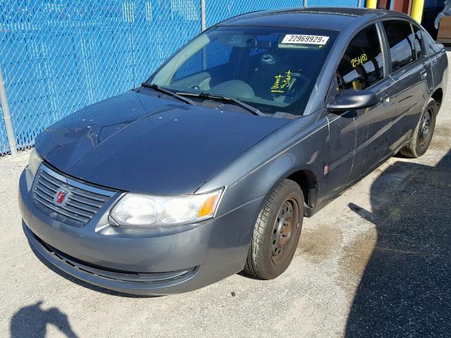 1G8AJ55F57Z195976 - 2007 SATURN ION LEVEL GRAY photo 2