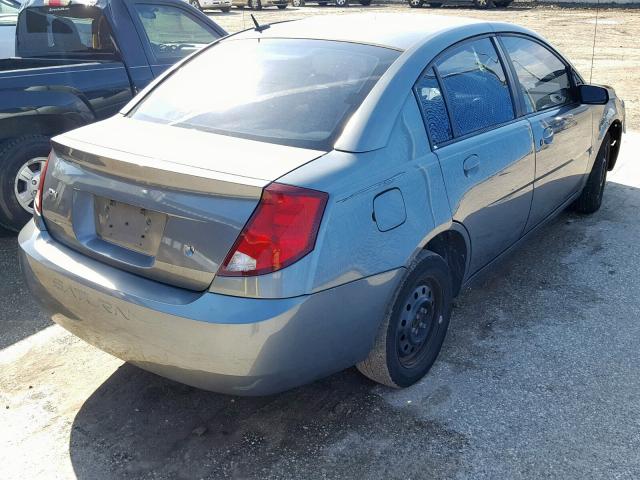 1G8AJ55F57Z195976 - 2007 SATURN ION LEVEL GRAY photo 4