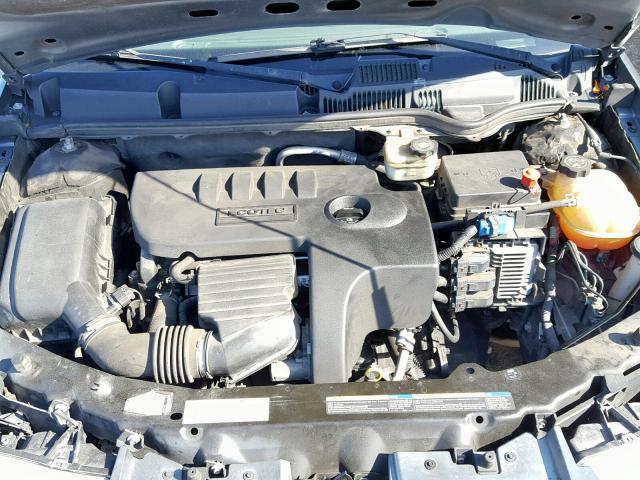 1G8AJ55F57Z195976 - 2007 SATURN ION LEVEL GRAY photo 7