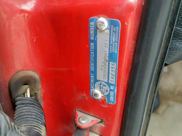 WBAEC8400F0611609 - 1985 BMW 635 CSI AU RED photo 10