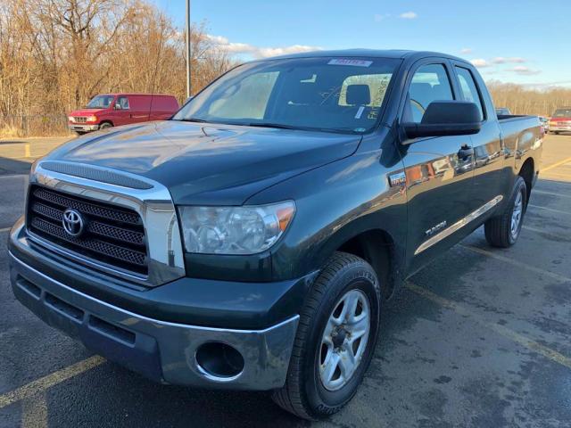 5TBBV54178S505299 - 2008 TOYOTA TUNDRA DOU GREEN photo 2