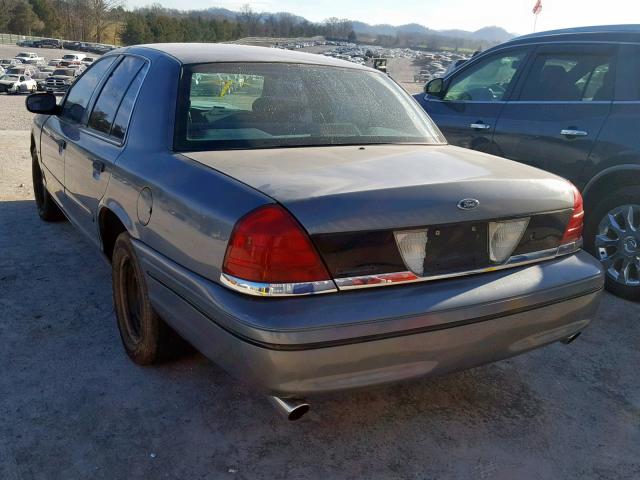 2FAFP71W1XX240869 - 1999 FORD CROWN VICT GRAY photo 3