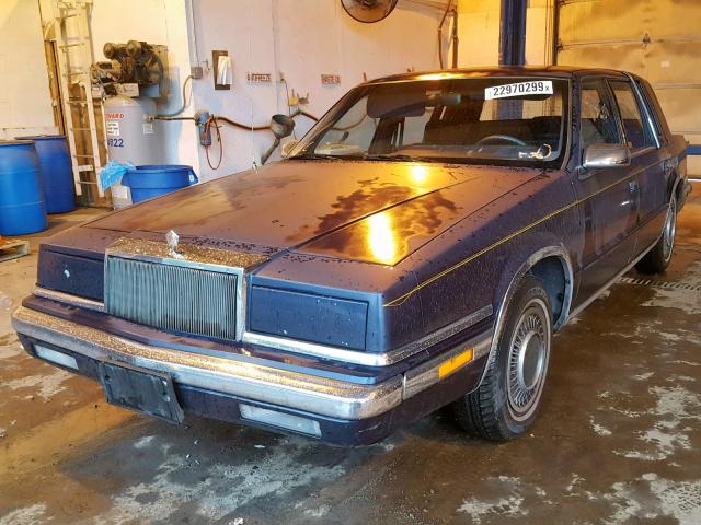 1C3XY66R0MD131089 - 1991 CHRYSLER NEW YORKER 蓝色 照片 2