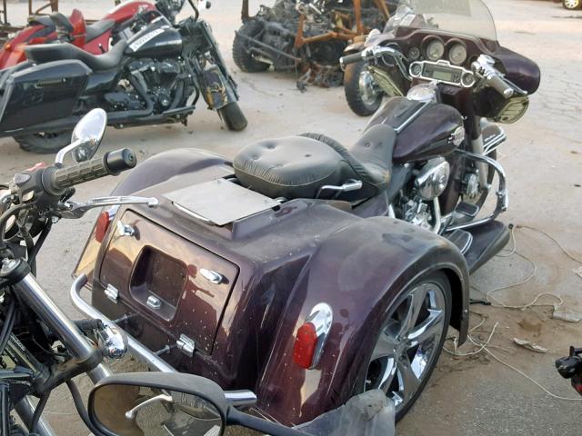 1HD1FCW156Y672522 - 2006 HARLEY-DAVIDSON FLHTCUI Марун фото 4