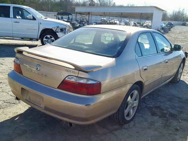 19UUA566X3A012874 - 2003 ACURA 3.2TL GOLD photo 4