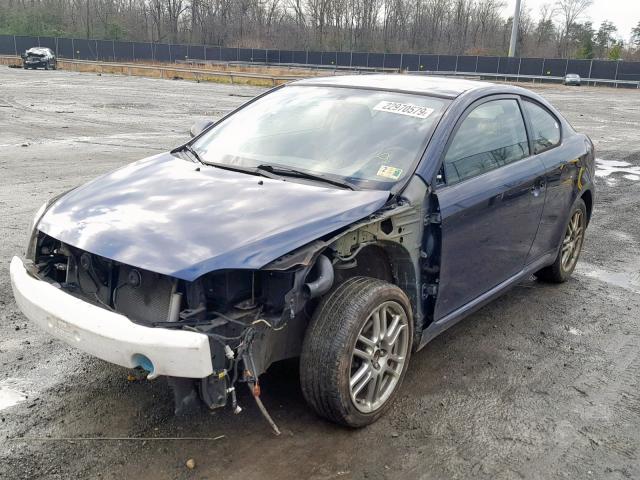 JTKDE177370168617 - 2007 TOYOTA SCION TC ლურჯი ფოტო 2