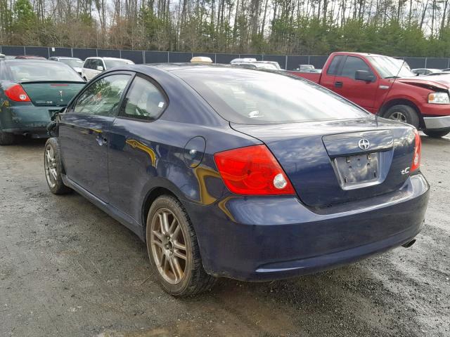 JTKDE177370168617 - 2007 TOYOTA SCION TC ლურჯი ფოტო 3
