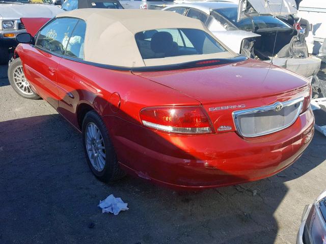 1C3EL55RX6N153891 - 2006 CHRYSLER SEBRING TO RED photo 3