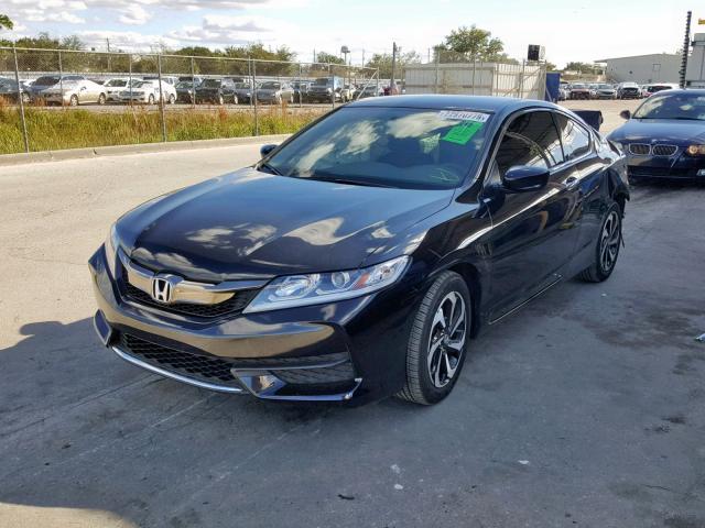 1HGCT1B32HA006827 - 2017 HONDA ACCORD LX- BLACK photo 2