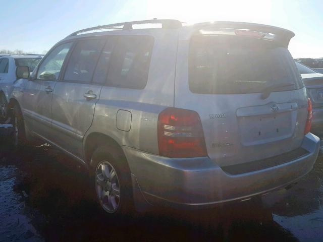 JTEHF21A810026637 - 2001 TOYOTA HIGHLANDER 银色 照片 3