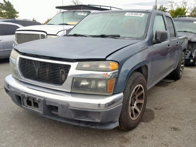 1GTCS139978147288 - 2007 GMC CANYON BLUE photo 2