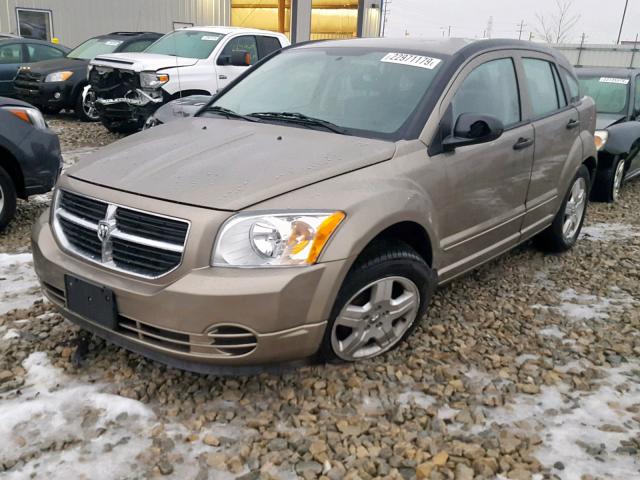 1B3HB48B28D694903 - 2008 DODGE CALIBER SX SILVER photo 2