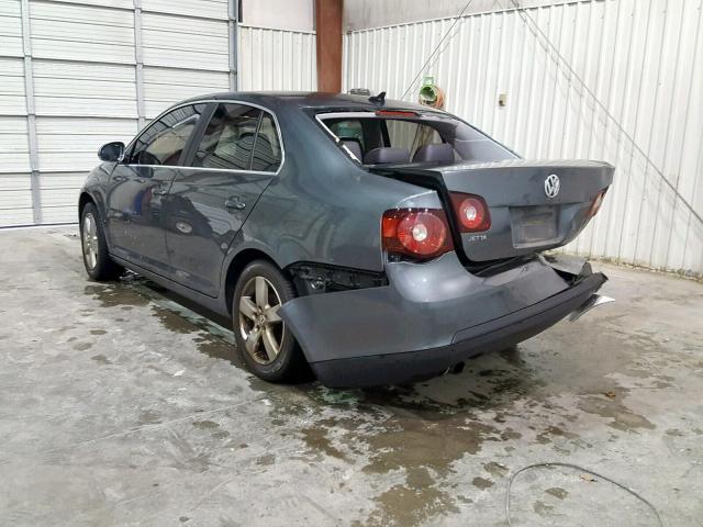 3VWRM71K29M171957 - 2009 VOLKSWAGEN JETTA SE Szary zdjęcie 3