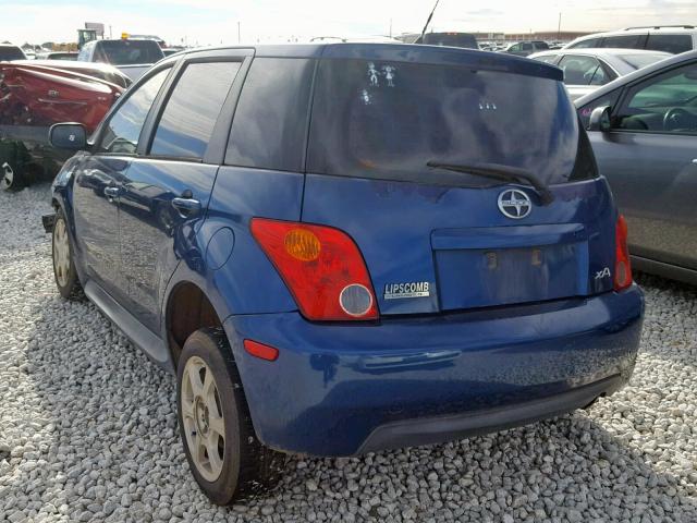 JTKKT604X50104923 - 2005 TOYOTA SCION XA BLUE photo 3