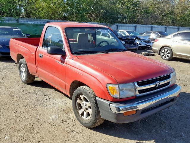4TANL42N0YZ576476 - 2000 TOYOTA TACOMA RED photo 1
