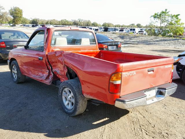 4TANL42N0YZ576476 - 2000 TOYOTA TACOMA RED photo 3