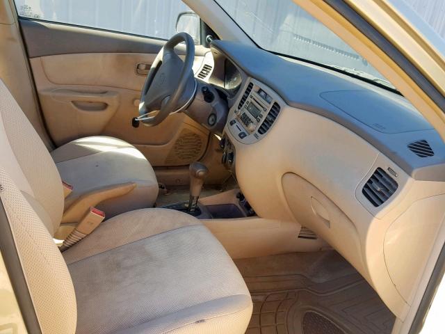 KNADE123466164516 - 2006 KIA RIO TAN photo 5