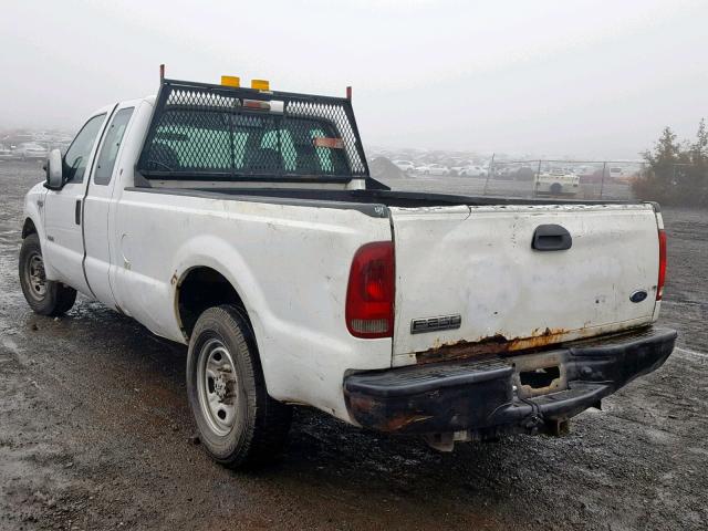 1FTSX20P67EB00520 - 2007 FORD F250 SUPER WHITE photo 3