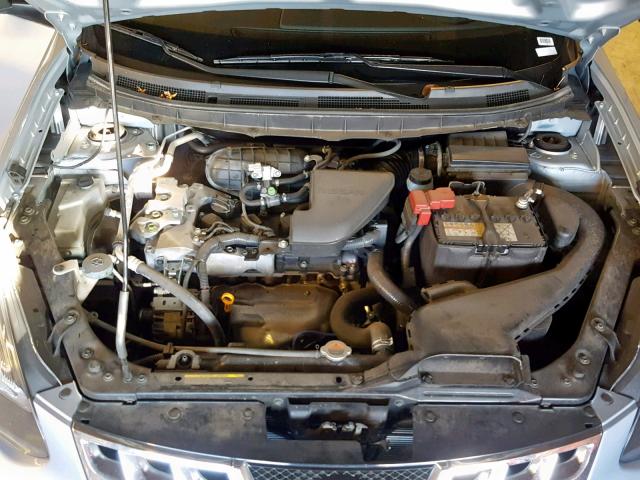 JN8AS5MV4FW255892 - 2015 NISSAN ROGUE SELE SILVER photo 7