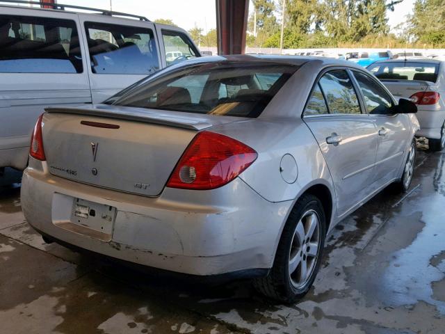 1G2ZH57N984192235 - 2008 PONTIAC G6 GT SILVER photo 4